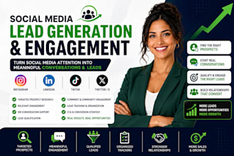 generate leads and manage engagement on social media