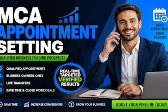 set qualified mca appointments and merchant cash advance leads