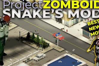mod minecraft, 7 days to die, project zomboid, and scum with custom assets