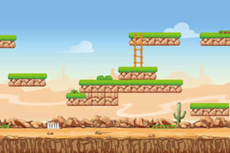 create 2d game development for you