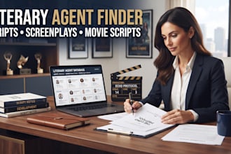 find literary agent and write your movie script feature film screenplay writing