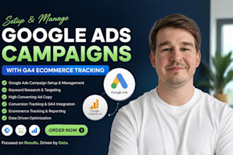 setup and manage your google ads ppc campaigns with ga4 ecommerce tracking