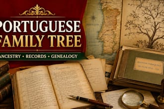 research portuguese genealogy, ancestry records, family lineage and roots