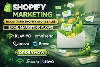 setup ominisend spoks  brevo klaviyo email marketing flows for shopify store
