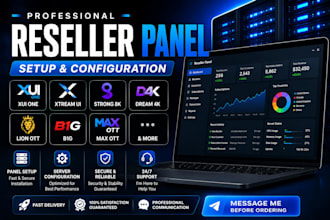 setup and configure your reseller panel professionally