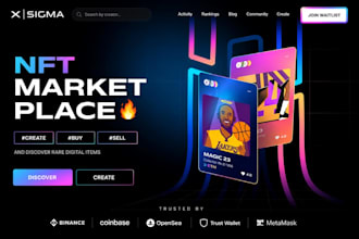 do crypto website, nft minting and web3 marketplace