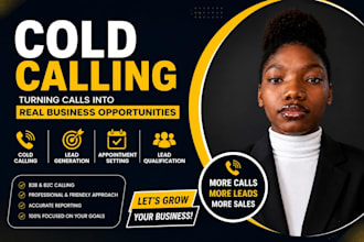 cold calling for real estate, b2b and b2c cold calling