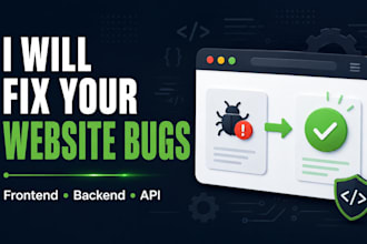 fix bugs and errors on your website