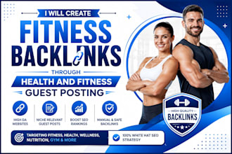 create fitness backlinks through health and fitness guest posting