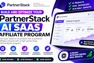 build and optimize your partnerstack ai saas affiliate program