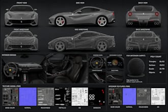 3d car modelling, custom body kits widebody kits automotive parts