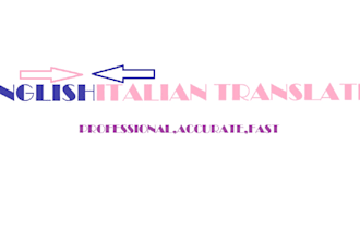 professional english and italian translation