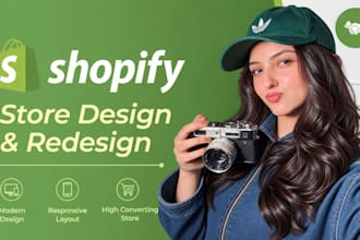 build a profitable shopify or dropshipping store, shopify website
