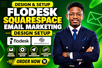 create flodesk squarespace email marketing design setup