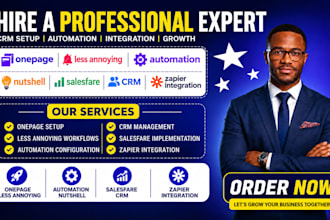 setup onepage less annoying automation nutshell salesfare crm zapier integration