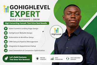 gohighlevel salesfunnel build gohighlevel landing page gohighlevel website
