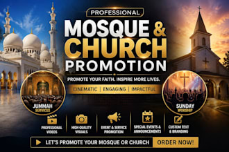 do mosque and church promotion