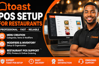setup and customize toast pos for your restaurant business
