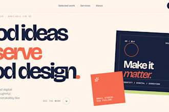 website creation with modern design tools