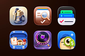 design a premium app icon for ios, macos, or android