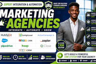 integrate hubspot gohighlevel activecampaign salesforce zoho CRM zapier