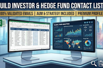 build investor and hedge fund contact lists