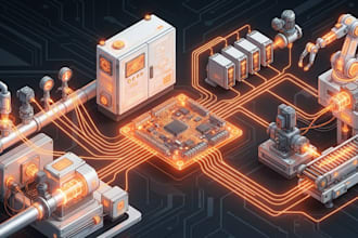 design industrial automation, relay, sensor and electronic control pcb