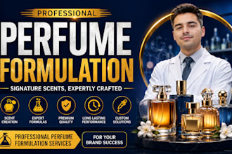 formulate a custom perfume and signature fragrance