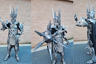 create custom cosplay designs, costumes, and character concepts