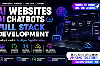 ai website development as full stack ai software developer with ai integration
