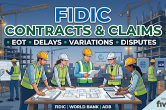 provide fidic contract management, eot and claims support