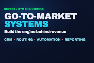 build your go to market and revenue operations system
