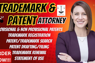 be your trademark attorney utility patent attorney office action attorney