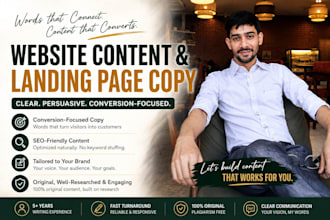 write SEO website content that explains and converts