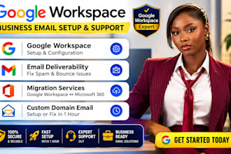 setup google workspace business email fix email delivery dns spf dkim dmarc zoho