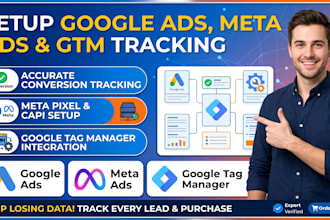 setup google ads conversion tracking meta pixel capi and GTM tracking