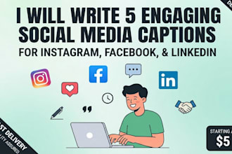 write engaging social media captions