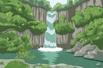 do 2d hand drawn animation for you