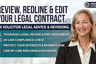 review redline and edit your legal contract as a uk solicitor