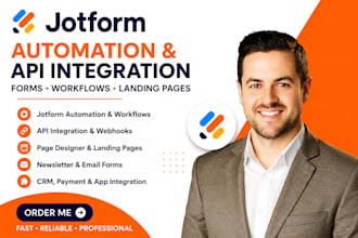 setup jotform automation jotform API integration page designer jotform newslette