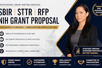 write sbir sttr rfp nih grant proposal research funding innovation application