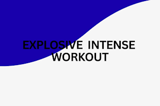 explosive and intense workout