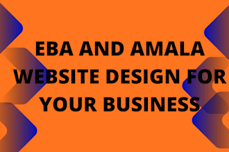 design fufu and amala with ewedu and eba website for culinary business