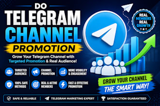 do telegram channel promotion