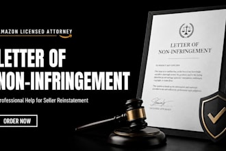 do amazon asin reinstatement with non infringement letter form legal counsel