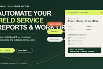 automate your field service reports and work orders