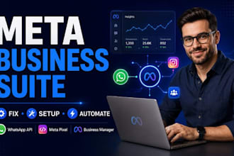 fix meta business suite setup whatsapp API meta pixel business manager suite