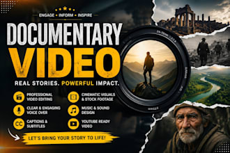 create engaging documentary videos for youtube