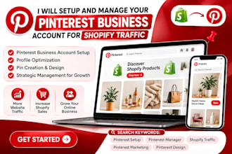 setup and manage your pinterest business account for shopify traffic