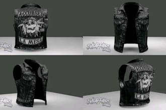create fivem kuttes custom fivem clothing kuttes mc mc vest biker clothing